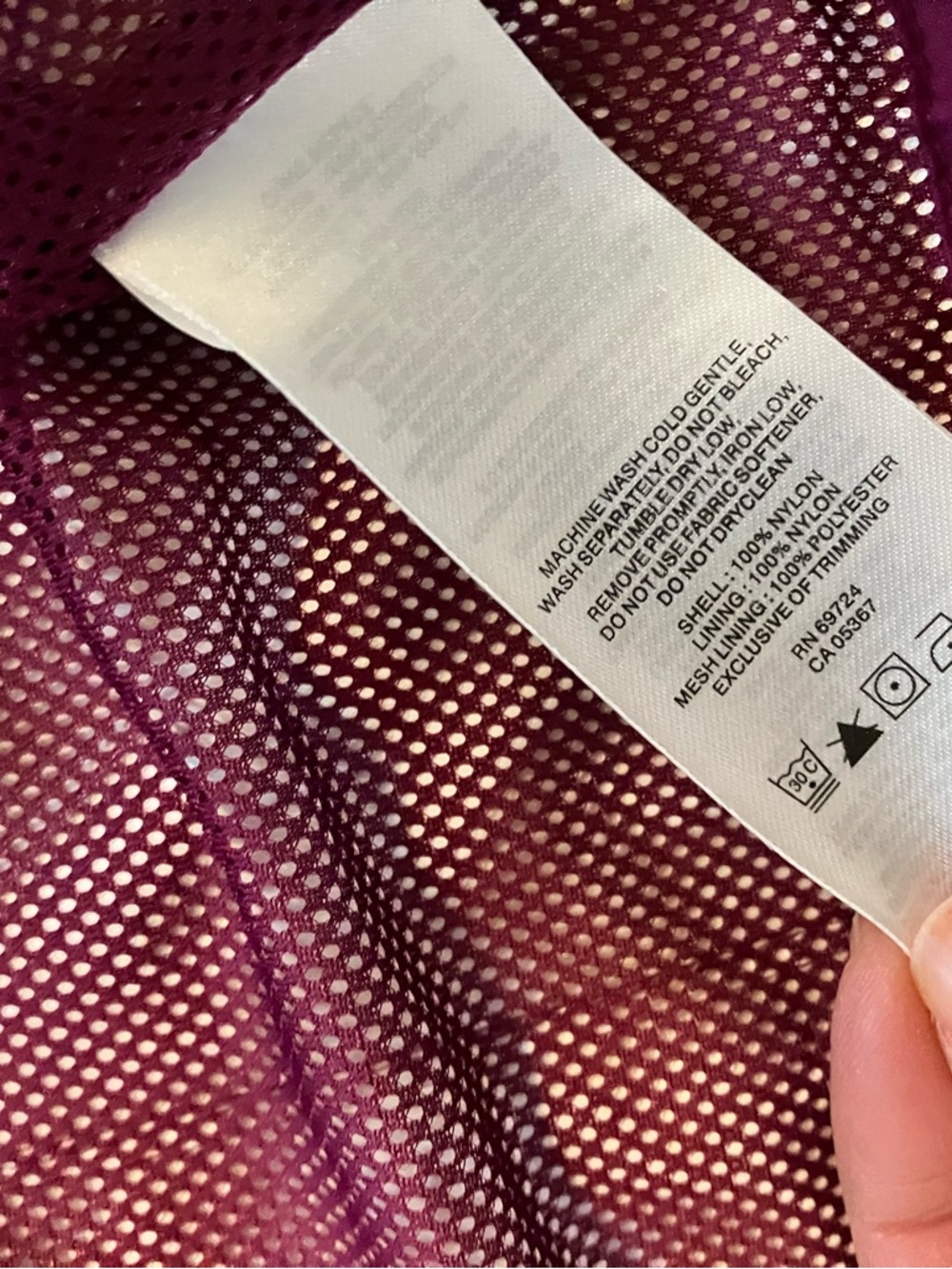 Columbia women’s burgundy plum waterproof rain jacket coat M SALE - Picture 7 of 9